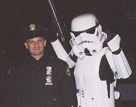 Rick Lyon's stormtrooper and some real law enforcement